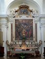 Bitetto - Cattedrale di San Michele Arcangelo - dipinto sull'altare maggiore.jpg