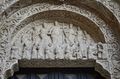 Bitonto - Duomo di S. Maria Assunta - L'Anastasis , lunetta del portale.jpg