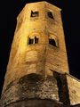 Borgo San Lorenzo - Pieve di San Lorenzo - campanile notturna.jpg