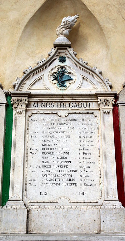 Caldiero - Lapide commemorativa ai caduti di Caldierino 1915-1918 - Frazione Caldierino.jpg