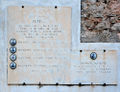 Campello sul Clitunno - Frazione di Pettino - Lapide ai caduti guerra 1940-45 - Muro di abitazione.jpg