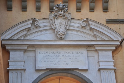 Castel Gandolfo - a Clemente XIII Pont. Max.jpg