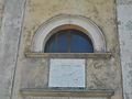 Castiglione dei Pepoli - Oratorio dei SS Sebastiano, Rocco, Pancrazio & Caterina a Collina - Particolare della facciata.jpg