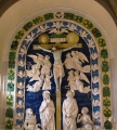 Chiusi della Verna - Interno della Cappella delle Stimmate - Convento della Verna - Terracotta Robbiana della Cappella delle Stimmate.jpg