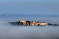 Cinigiano - Castel Porrona - castel porrona nella nebbia.jpg