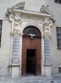Costigliole d'Asti - Castelli e Fortificazioni - Castello dei Conti Verasis - Asinari (portale nord interno corte).jpg