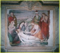 Goriano Sicoli - Chiesa di San Francesco - Deposizione Affresco del XV secolo Scuola Fiorentiana.jpg