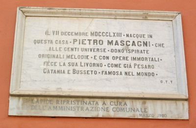 Livorno - Lapide Mascagni - casa di nascita.jpg