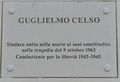 Longarone - Al Sindaco Guglielmo Celso.jpg