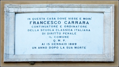 Lucca - lapide a Francesco Carrara.jpg