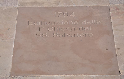 Margherita di Savoia - 1794 edificazione chhiesa SS. Salvatore.jpg
