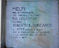 Melfi - Statua - a R. il Guiscardo e i Papi andati a Melfi.jpg