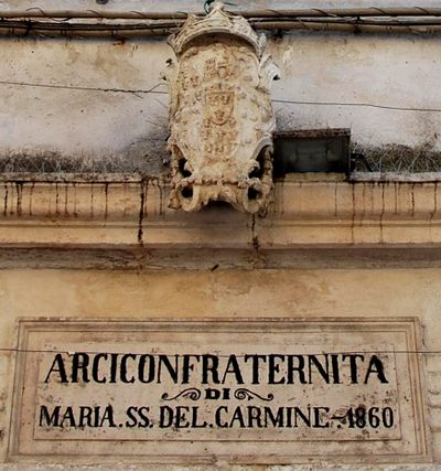 Modugno - Chiesa Maria Santissima del Carmine - Dettaglio - iscrizione.jpg