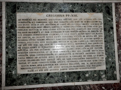 Monopoli - Cattedrale - Gregorius PP XIII.jpg