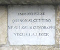 Perugia - Lapide Fonte del Piscinello - Lapide Medievale.jpg