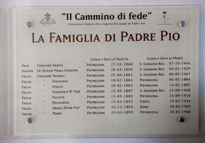 Pietrelcina - Famiglia di Padre Pio.jpg