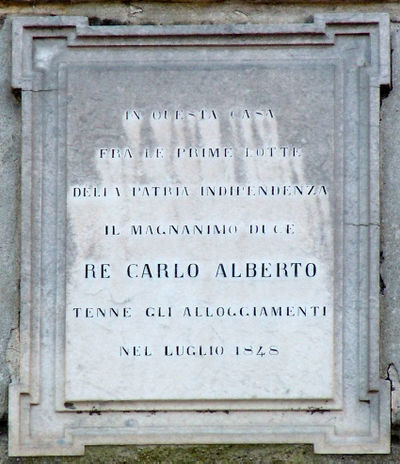 Roverbella - Lapide a Carlo Alberto di Savoia.jpg