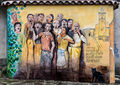 Satriano di Lucania - arrivo di un marziano nel murales in piazza Abbamonte.jpg