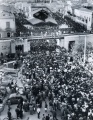 Siracusa - Anni 50 chiesa provvisoria della Madonna delle lacrime in Piazza Euripide - foto collezione del fotografo siracusano Angelo Maltese.jpg