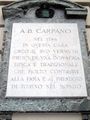 Torino - Lapidi Commemorative - Lapide a ricordo di A. B. Carpano.jpg