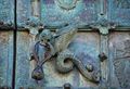 Troia - Cattedrale romanica di S. Maria Assunta - batacchio del portale.jpg