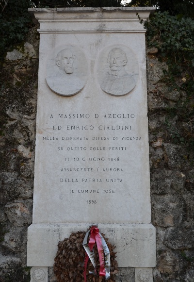 Vicenza - Massimo D'Azeglio e Enrico Cialdini -Feriti -1848.jpg