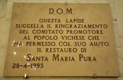 Vico del Gargano - Lapide di Santa Maria Pura 3.jpg