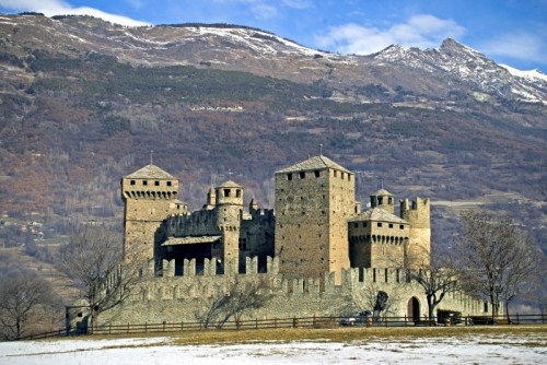Castello di Fenis: Gita con compagni di viaggio.