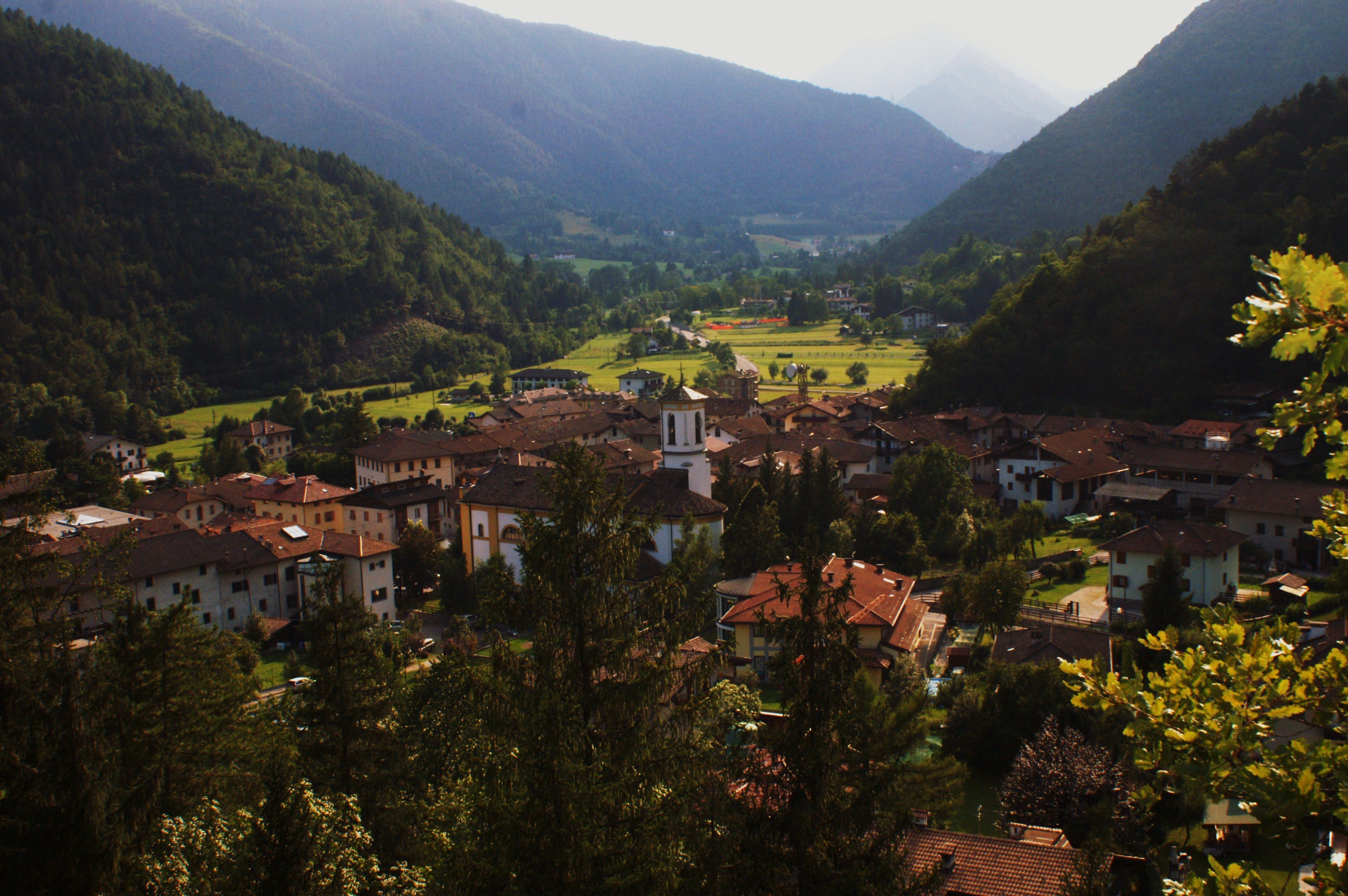 Panorama di Bezzecca dal Monte Cerì