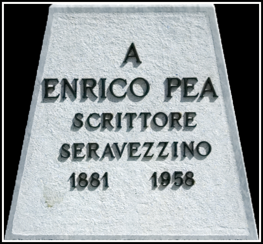 File:Seravezza - lapide monumento a enrico pea.jpg