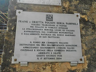 Camogli - San Fruttuoso - Lapide.jpg