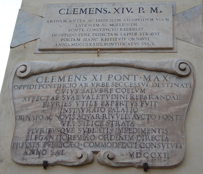 File:Castel Gandolfo - Lapidi papali.jpg