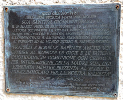 Castelpetroso - le "Parole" di Papa Giovanni Paolo II.jpg