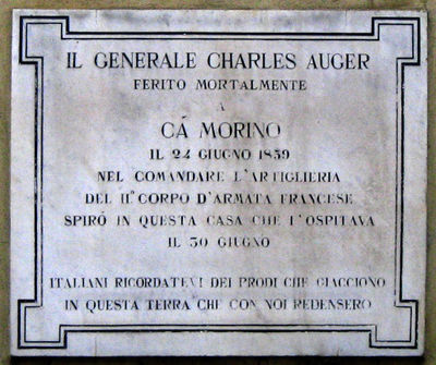 Castiglione delle Stiviere - Lapide a Charles Auger.jpg