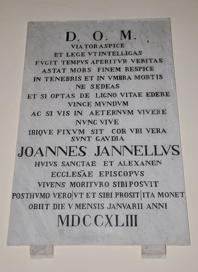 Castrignano del Capo - a Joannes Jannellus - nella Basilica S. Maria di Leuca.jpg