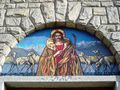 Condove - Edifici Religiosi - Chiesa Parrocchiale di San Pietro in Vincoli - Lunetta a mosaico.jpg