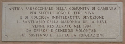 Gambara - Lapide chiesa Madonna della Neve.jpg