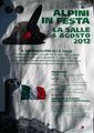 La Salle - Anniversario costituzione Gruppo Alpini - Locandina anno 2012.jpg