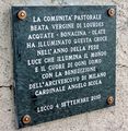 Lecco - Lapide sulla croce del Resegone.jpg