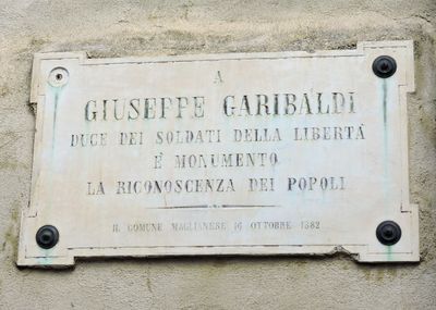 Magliano in Toscana - Lapide a Giuseppe Garibaldi.jpg