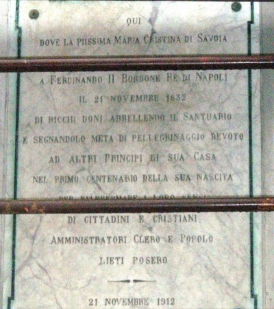 Mele - Frazione Acquasanta - A Maria Cristina di Savoia.jpg