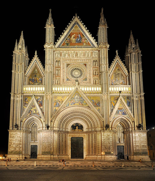 File:Orvieto - Duomo by night.jpg