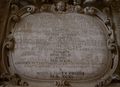 Otranto - Monumento funebre al Vescovo Francesco Maria de Aste - lapide.jpg