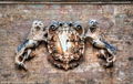 Palermo - Palazzo della Zisa - Stemma barocco della famiglia Sandoval-Platamone.jpg
