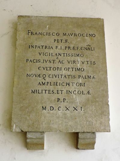 Palmanova - Lapide a Francisco Maurogeno.jpg