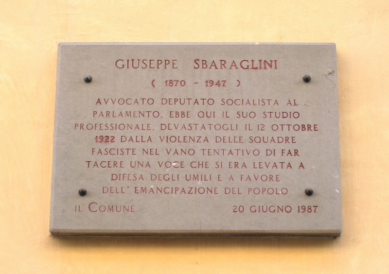 File:Perugia - GIUSEPPE SBARAGLINI - AVVOCATO DEPUTATO SOCIALISTA - STUDIO PROFESSIONALE - VIA BAGLIONI.jpg