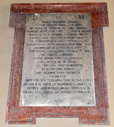 Recanati - Nobilis Progeniei Germini Carolo Centoflopenio.jpg