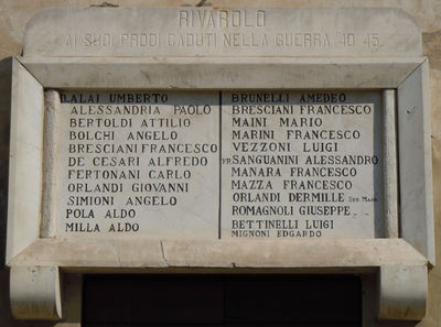 Rivarolo Mantovano - Lapide ai caduti 40-45.jpg