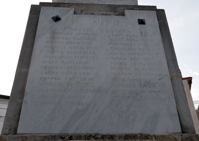 San Demetrio Corone - Monumento in Piazza Monumento.jpg