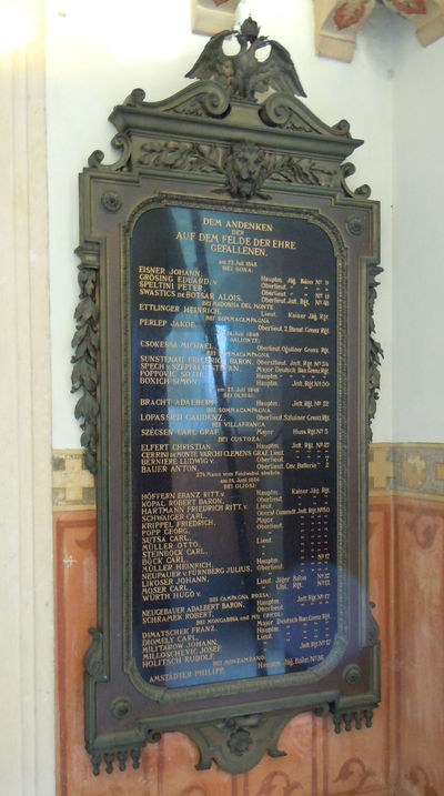 Sommacampagna - Lapide 3 nell'Ossario-Custoza.jpg